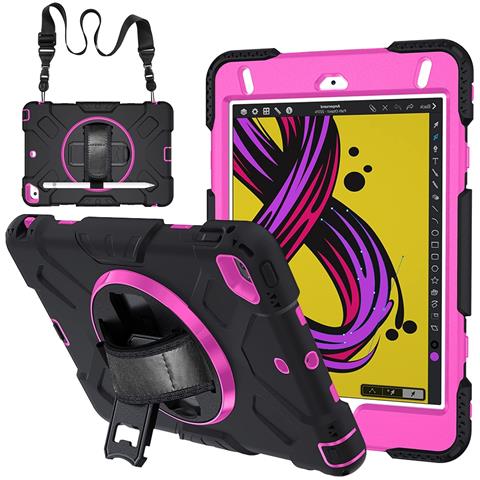 Custodia Per Ipad Mini 5/4 7,9” Armata Con Supporto Girevole Nera - Foto 1
