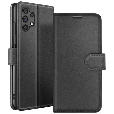 Custodia A Portafoglio Per Galaxy A32 4g Con Supporto E Linguetta Magnetica, Nero - Foto 1