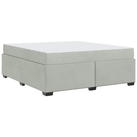 Struttura letto con materasso Grigio chiaro 180 x 200 cm - Foto 1