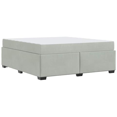 Struttura letto con materasso Grigio chiaro 180 x 200 cm - Foto 9