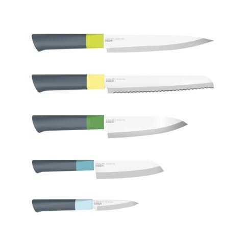 Set Di 5 Coltelli Duo Design Moderno E Funzionale Ideale Per Tagli Precisi Resistenti E Pratici Perfetti Per La Cucina Colore Elegante - Foto 2