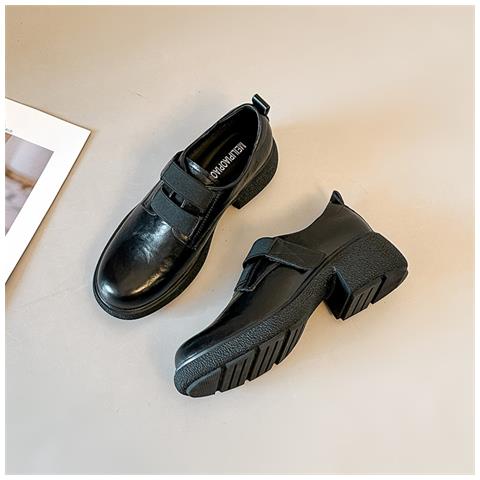 Scarpe Loafer Da Donna Slip-on Con Suola Spessa E Tacco Chunky 38 - Foto 5