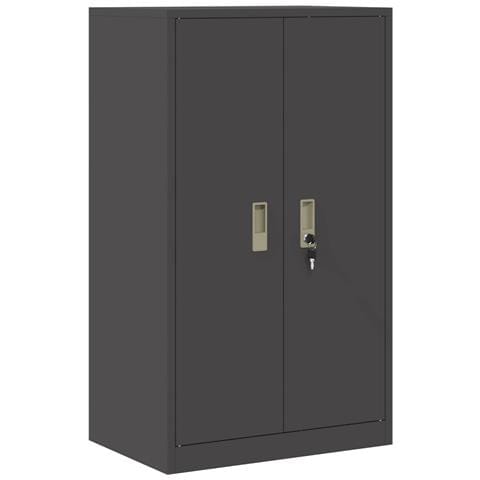 Armadio Nero 60 x 40 x 105 cm Acciaio - Foto 1