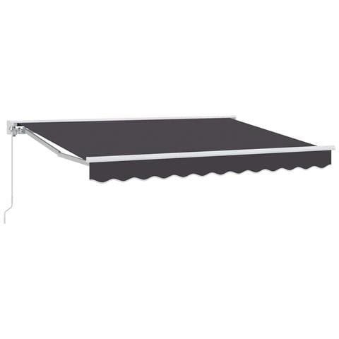 Tenda retrattile manuale Antracite 3 x 2,5 m - Foto 1