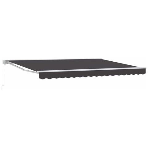 Tenda retrattile manuale Antracite 5 x 3 m - Foto 1