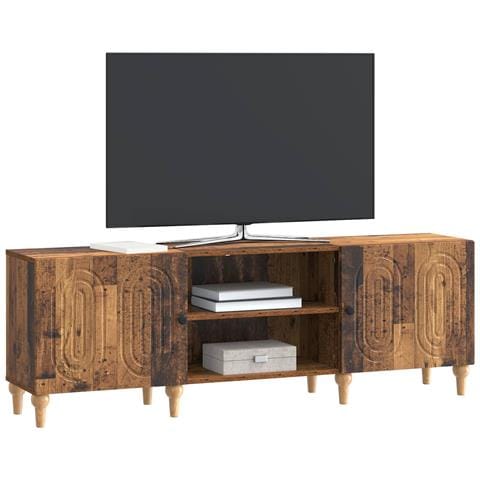 Mobile TV Legno antico 150 x 31 x 50 cm Legno ingegnerizzato - Foto 2