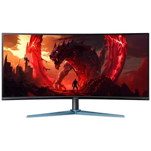 Nitro ED0 ED340CU J0 Monitor PC 86,4 cm (34") 3440 x 1440 Pixel UltraWide Quad HD LCD Nero, Blu - Foto 1