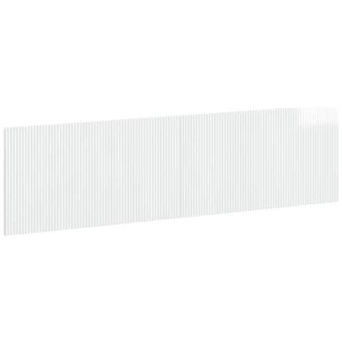 Testiera da Muro ARNHEM Bianco Lucido Legno ingegnerizzato - Foto 1