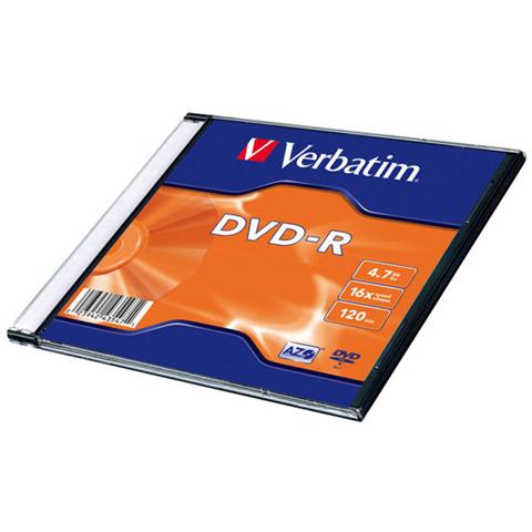 DVD-R 16x Advanced AZO 4,7GB SlimCase Pack Single Wrap - Foto 1