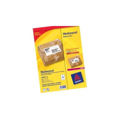 Etichette Impermeabili per Pacchi 99,1x57 mm Confezione 25 pezzi - Foto 1