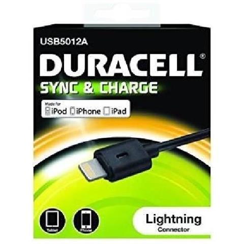 Cavo Lightning USB5012A da 1 m - Nero - Foto 2