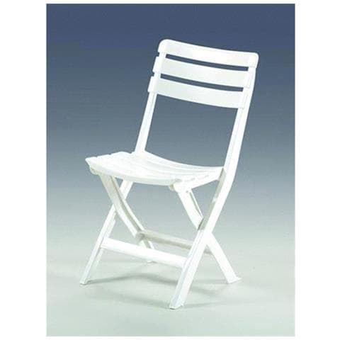 Sedia In Resina Pieghevole Bianc Pinta - Foto 2