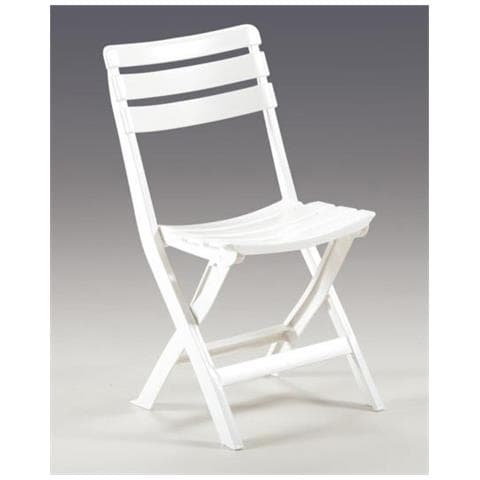 Sedia In Resina Pieghevole Bianc Pinta - Foto 4