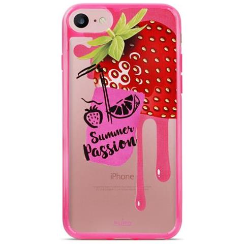 Cover PC+TPU per iPhone 6/6s / 7/8 "Summer Juice" Strawberry Rosso - Foto 1