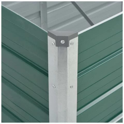 Fioriera Per Giardino In Acciaio Zincato 240x80x45 Cm Verde - Foto 6