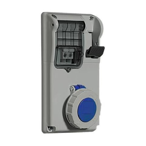 Presa Interbloccata Tempra 2p+t 2x16a+t 230v Ip55 057314 - Foto 1