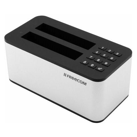 Docking Station per HDD da 2.5/3.5" con Tastiera Sicura USB 3.1 Colore Nero e Argento - Foto 2