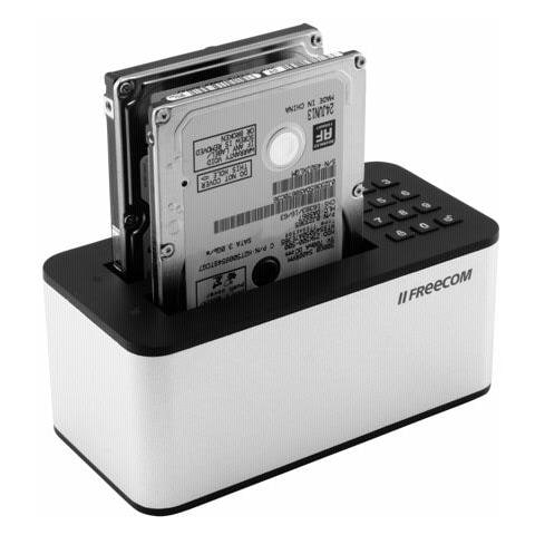 Docking Station per HDD da 2.5/3.5" con Tastiera Sicura USB 3.1 Colore Nero e Argento - Foto 3