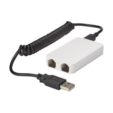 Switch Di Rete Rj45 Con Alimentatore Usb 3 Porte 100 Mbit /s (1429562) - Foto 2