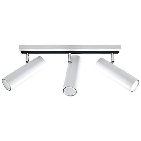 Lampada A Led In Acciaio, 18 X 45 X 20 Cm, Colore: Bianco - Foto 1