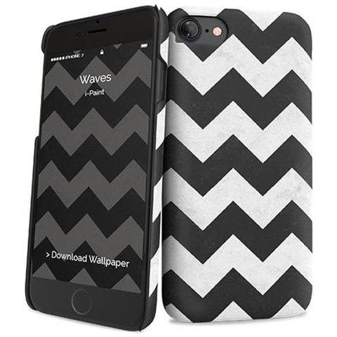 Waves 4.7" Cover Nero, Bianco - Foto 1