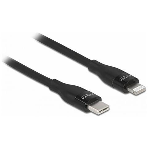 86636 Cavo Usb 0,5 M Usb 2.0 Usb C Usb C /lightning Nero - Foto 1
