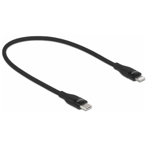 86636 Cavo Usb 0,5 M Usb 2.0 Usb C Usb C /lightning Nero - Foto 3
