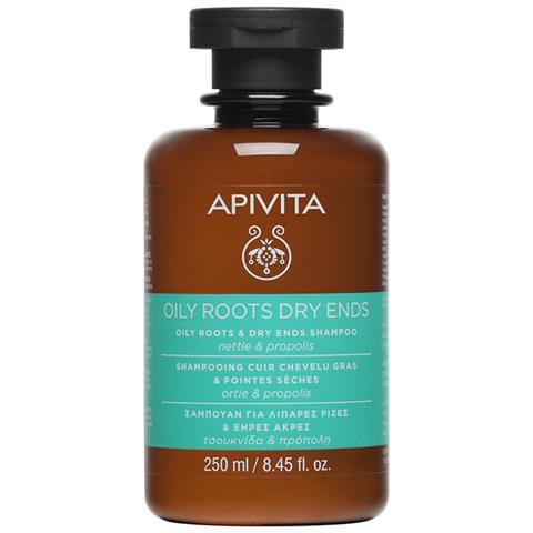 Shampoo Radici Grasse E Punte Secche 250ml Apivita - Foto 1
