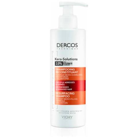 Shampoo Kera Soluzioni Capelli Secchi 250 Ml Dercos Vichy - Foto 3