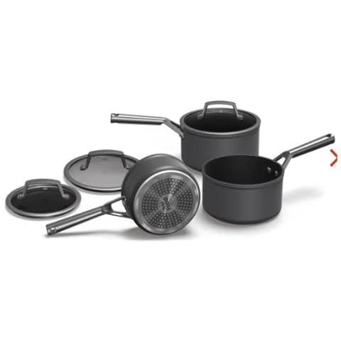 Set 3 Pentole In Alluminio Antiaderente Compatibili con Induzione Piani - Foto 1