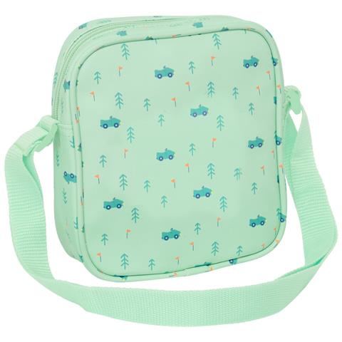 Borsa A Tracolla Macchine Verde 16 X 18 X 4 Cm - Foto 2