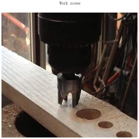 Set Di Punte Per Sughero Per Lavorazione Del Legno 4 Pezzi - Foto 2