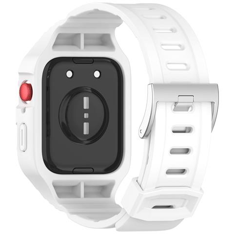 Cinturino Con Custodia Protettiva Per Huawei Watch Fit 3 White - Foto 4