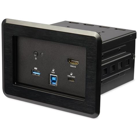 Docking station da tavolo 4K e scatola di connettività - Host USB-C o USB-A, HDMI, 4xUSB, 60W USB-C PD, RJ45 - Foto 2