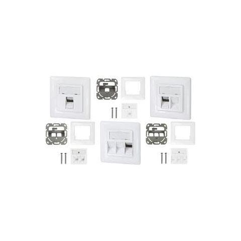 Unterputzdose Fr 3 Keystone Buchsen, Reinwei (nk4055) - Foto 1