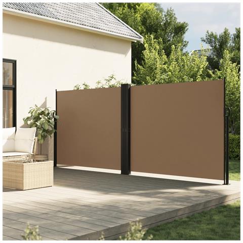 Tenda Da Sole Laterale Retrattile Tortora 160x1200 Cm - Foto 1