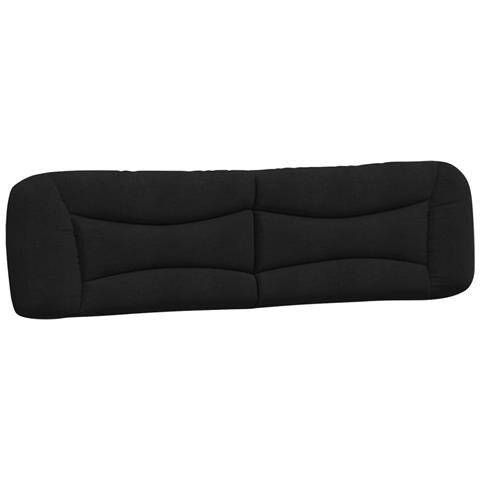 Cuscino Testiera Nero 200 Cm In Tessuto - Foto 2