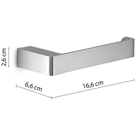 Portarotolo Da Muro In Ottone E Cromall Pi24 Serie Pirenei Satinato - Foto 2