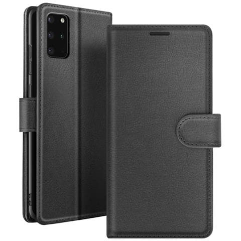 Custodia A Portafoglio Per Galaxy S20 Plus Con Supporto E Linguetta Magnetica, Nero - Foto 1