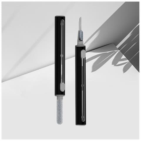 Spazzola Di Pulizia 2.0 Per Auricolari Bluetooth - Penna Multifunzione Per Auricolari, Tastiere E Altro Black - Foto 2