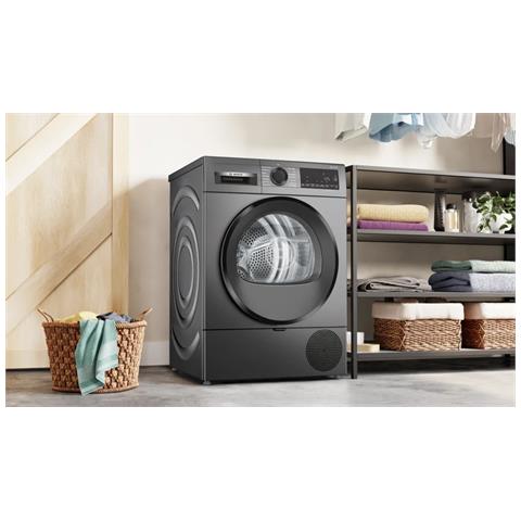 Serie 6 WQG243DR10 asciugatrice Libera installazione Caricamento frontale 9 kg Grigio Displayin Tedesco - Foto 12