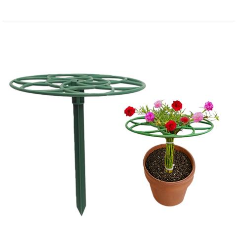 Supporti Per Piante Girasole - Confezione Da 2, Supporto Per Steli Di Fiori In Plastica Per Piante Da Giardino - Foto 2
