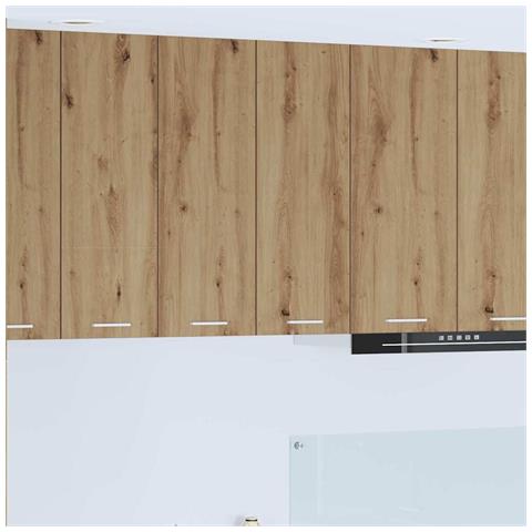 Armadio pensile Riga Rovere artigianale 60 x 31 x 80 cm - Foto 2