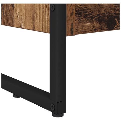 Armadio per Libri Legno vecchio 80 x 30 x 155 cm - Foto 9