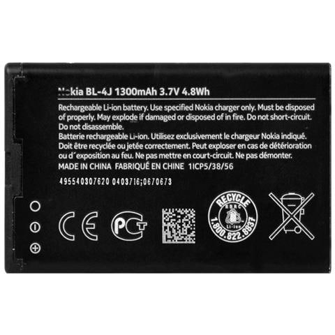 Ricambio Batteria Litio Originale Bl-4j New Edition Bulk Per C6 Lumia 620 600 - Foto 1