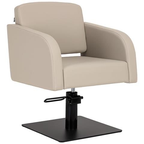 poltrona parrucchiere Elda grigio-beige - Foto 1