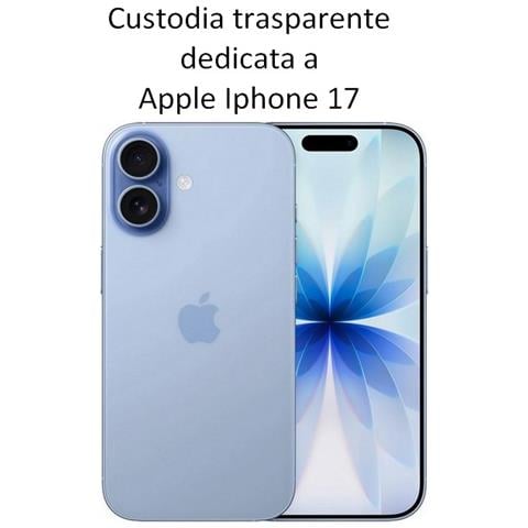 Ultra Slim Custodia Tpu Silicone 0,3mm Cover Case Per Apple Iphone 17 Trasparente - Foto 2