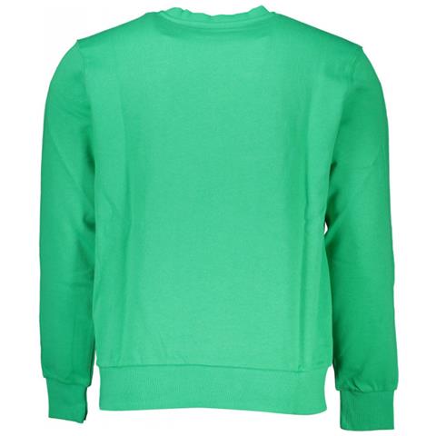 GREEN GREEN MASCHILE SWEATSHIRT SENZA CERNIERA - Colore: Verde, Taglia: M - Foto 2