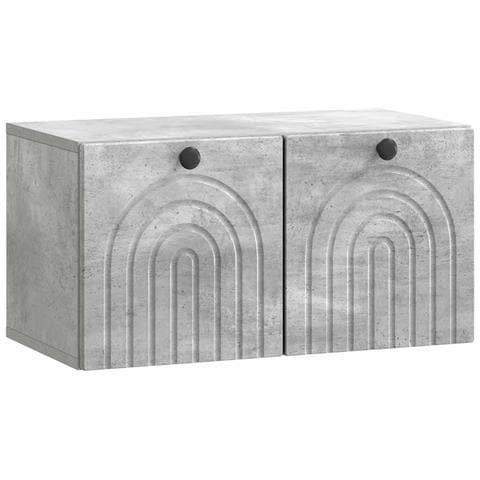 Mobile Porta TV da Muro Grigio Cemento 59,5 x 31 x 30 cm - Foto 1