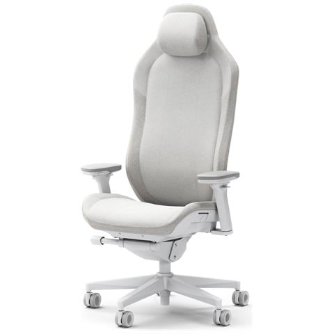 Refine Sedia da gaming per PC Seduta imbottita Bianco - Foto 2